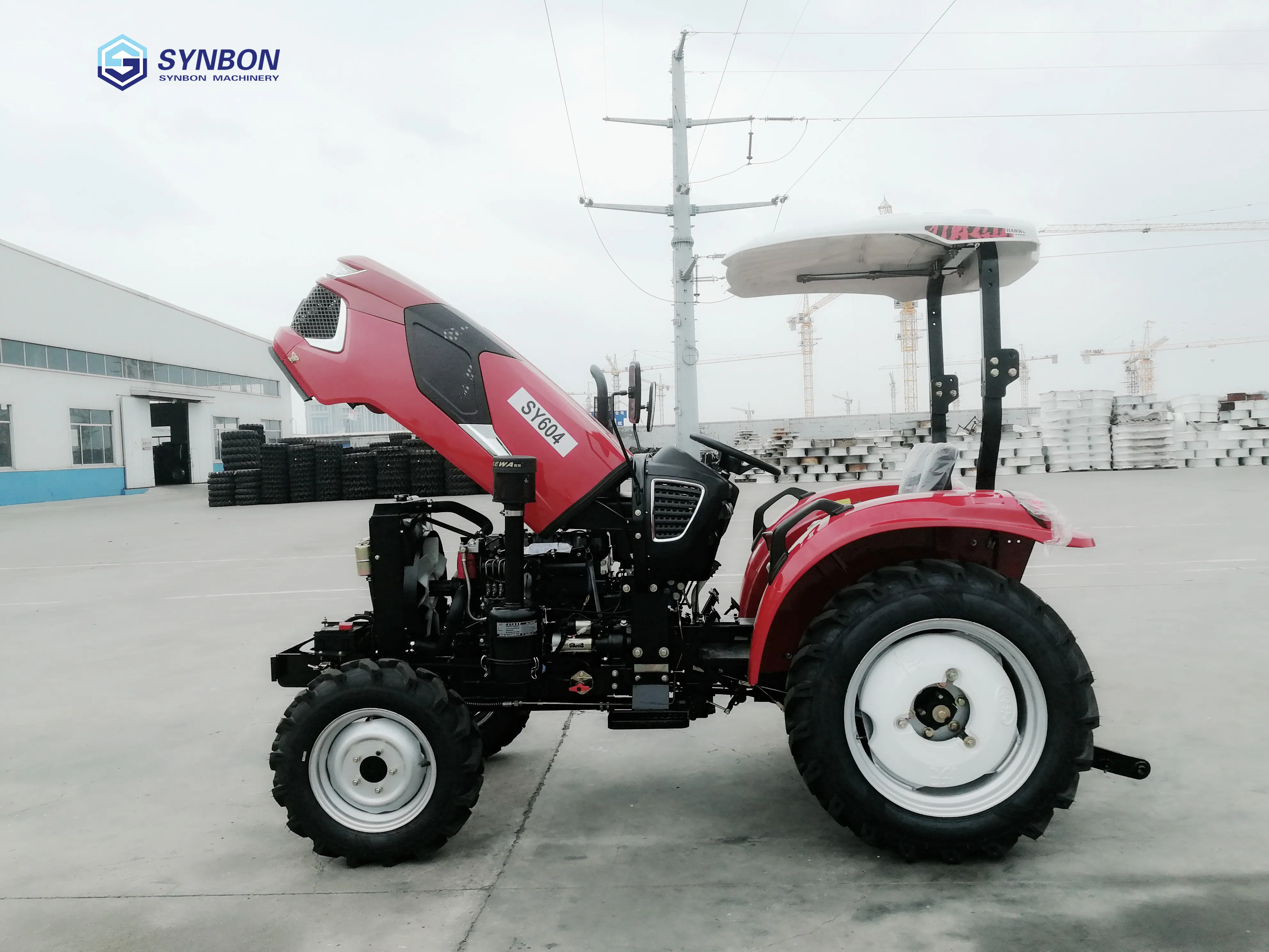 Малогабаритное сельскохозяйственное оборудование 60HP 4*4 гидравлическое