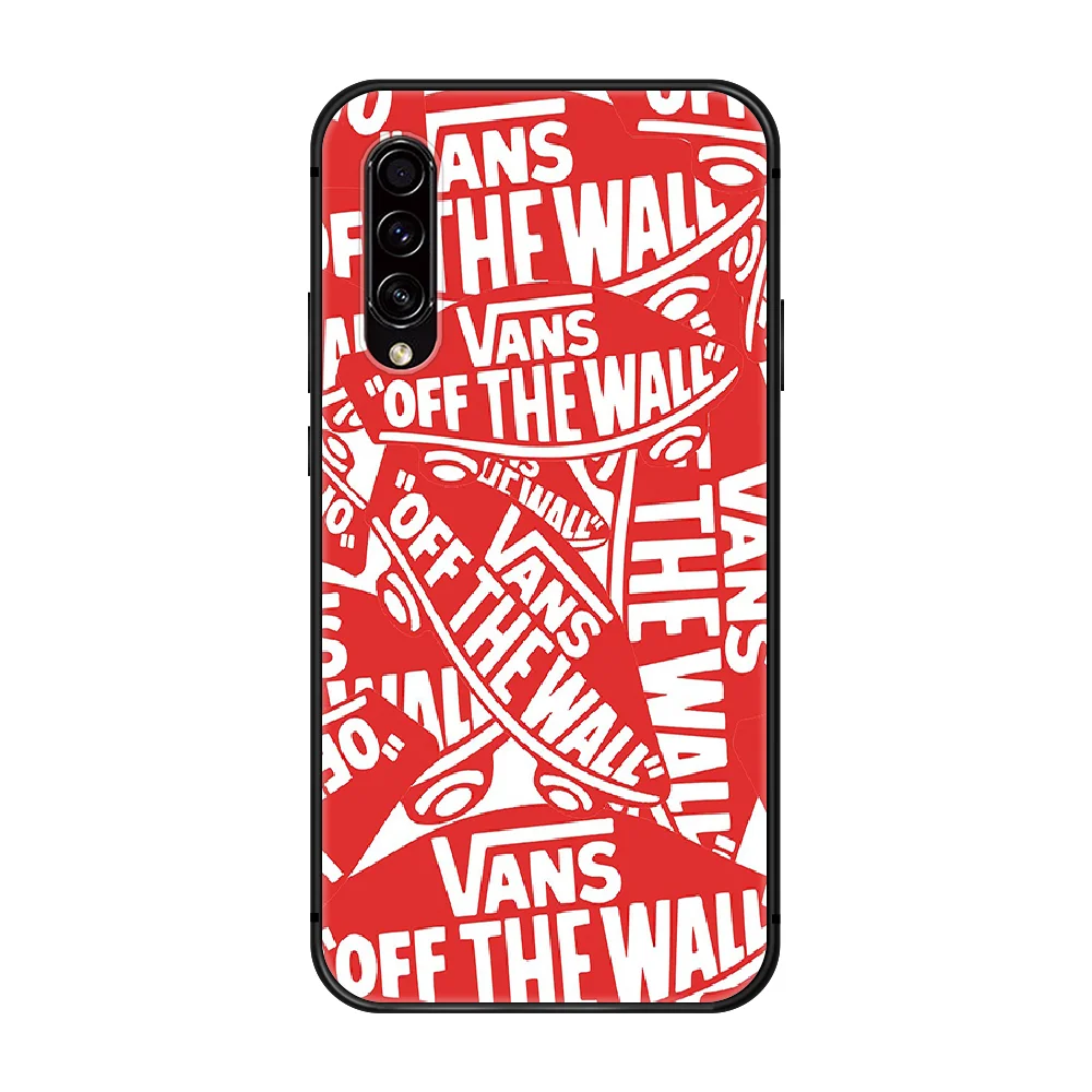 

VANS Phone case hull For Samsung Galaxy A 50 51 20 71 70 40 30 10 E 4G S black cell cover art cover luxury hoesjes pretty shell