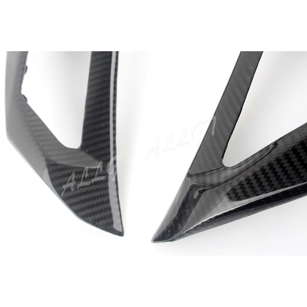 Боковой светильник покрытие обтекателя защита хомута 3K углеродное волокно