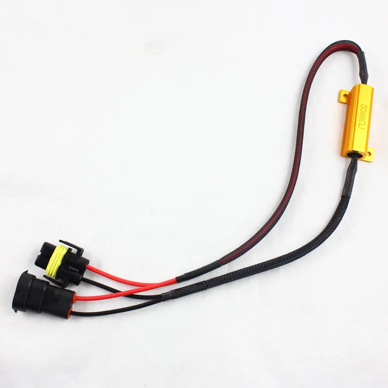 2 шт. 50 Вт 6 Ом декодер для противотуманных фар Светодиодные фары canbus h8 h9 h11 H7 9005 9006