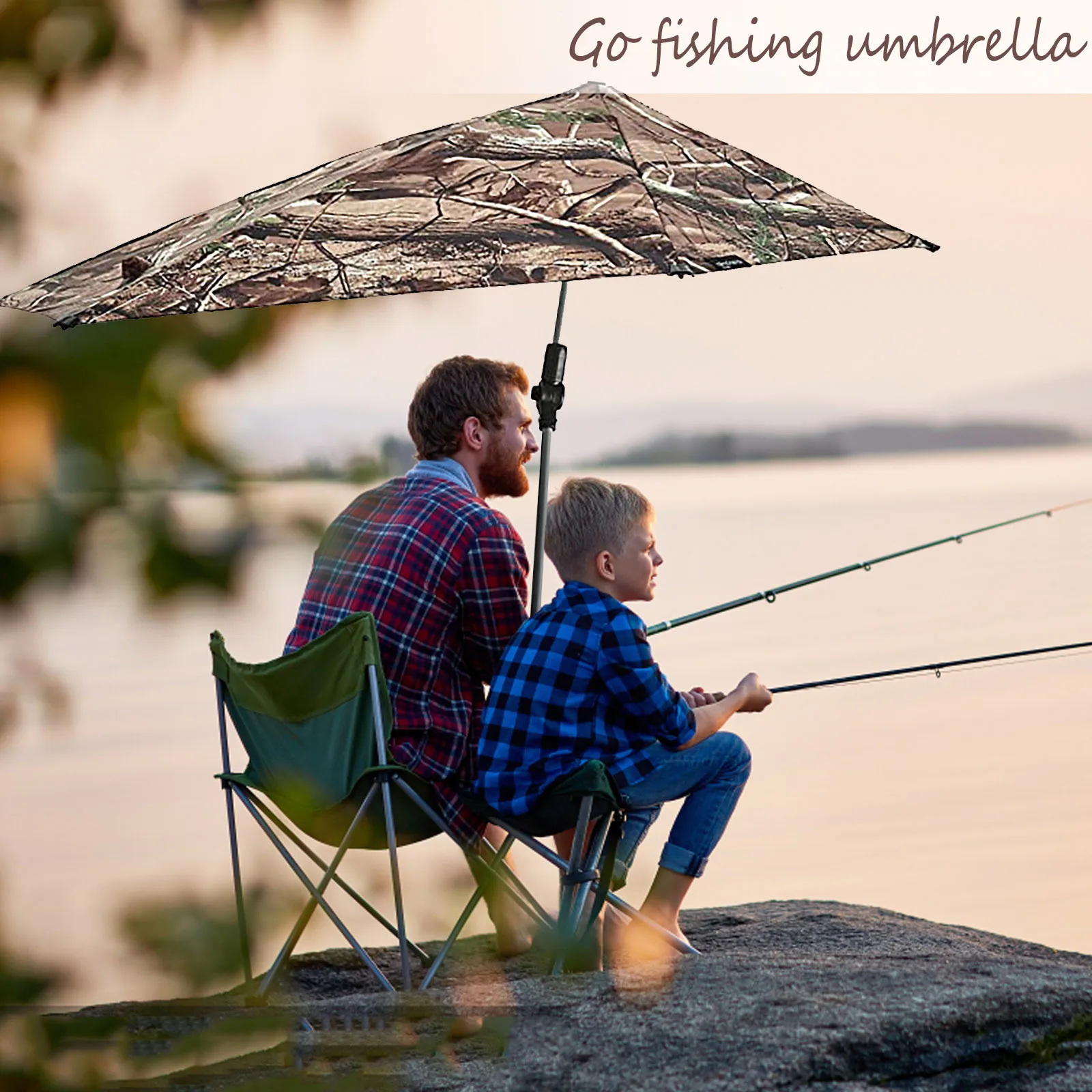 Vente Parapluie à Clip Pour Chaise De Pêche, Support Portable Pour Balcon, Plage, Parasol, Jardin, Cour, Maison