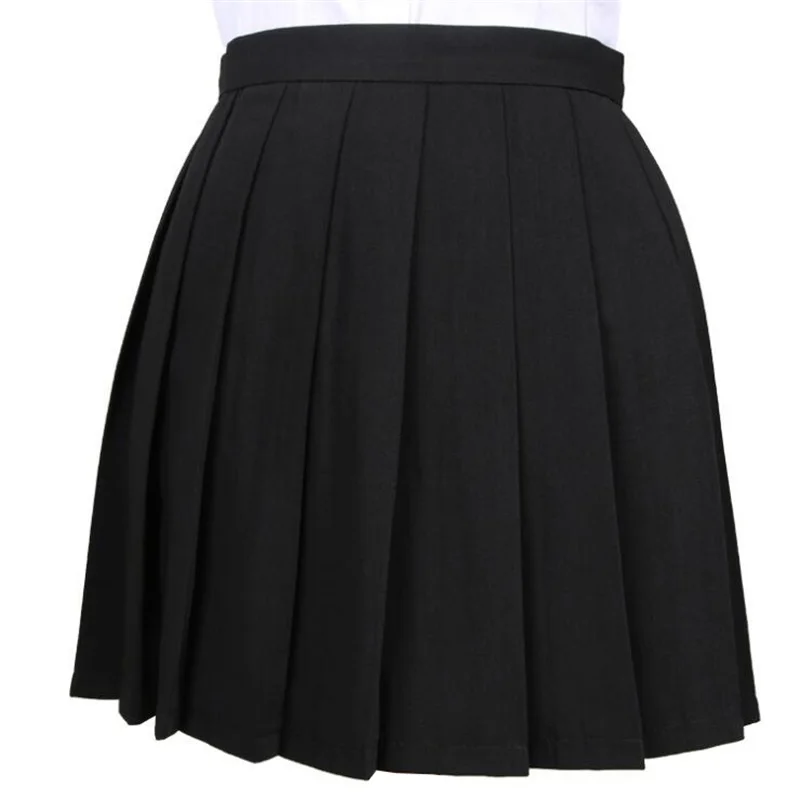 

Women's Skirts Ladies Kawaii Pleated Cos Macarons Solid Color High Waist Skirt Female Korean Harajuku Clothing For Women Casual