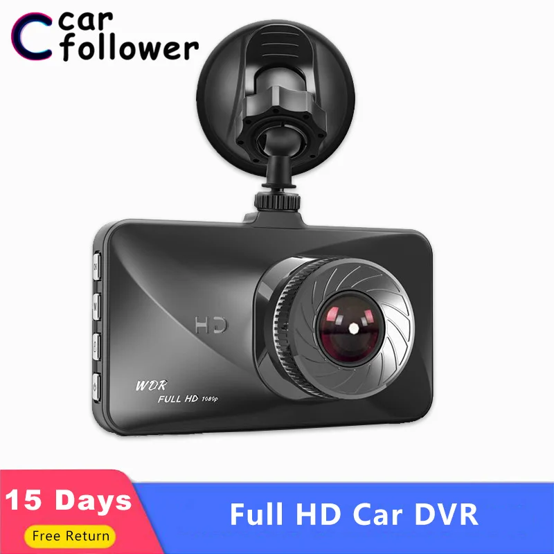 Автомобильный регистратор 3 дюйма видеорегистратор с двумя линзами