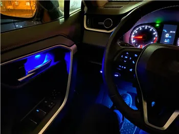 4 шт. декоративные синие светодиодсветодиодный лампы для Toyota RAV4 2019 2020