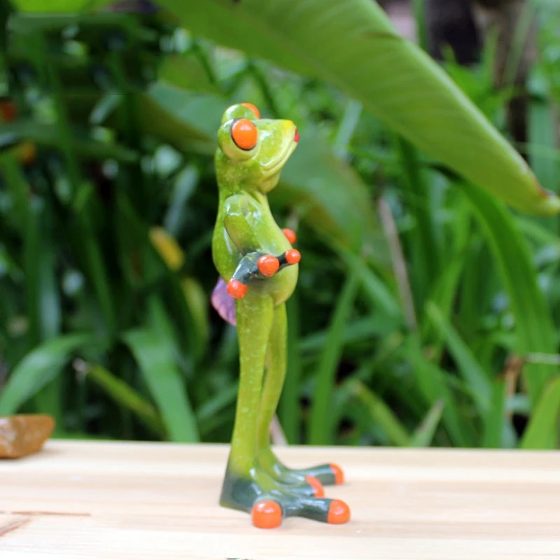 Украшение для дома Новая фигурка лягушки сексуальная Современная смола домашняя