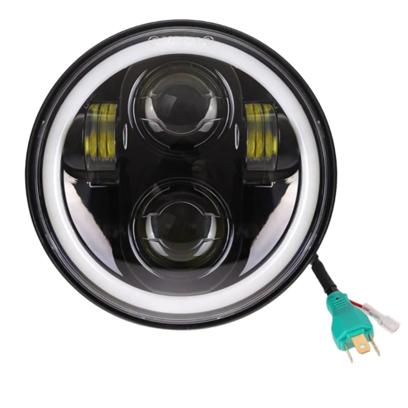 

Motorcycle Accessories Headlight Fog Light Waterproof 5.75 Inch LED Headlight Bulb Light Kit Set For 883 250 1200