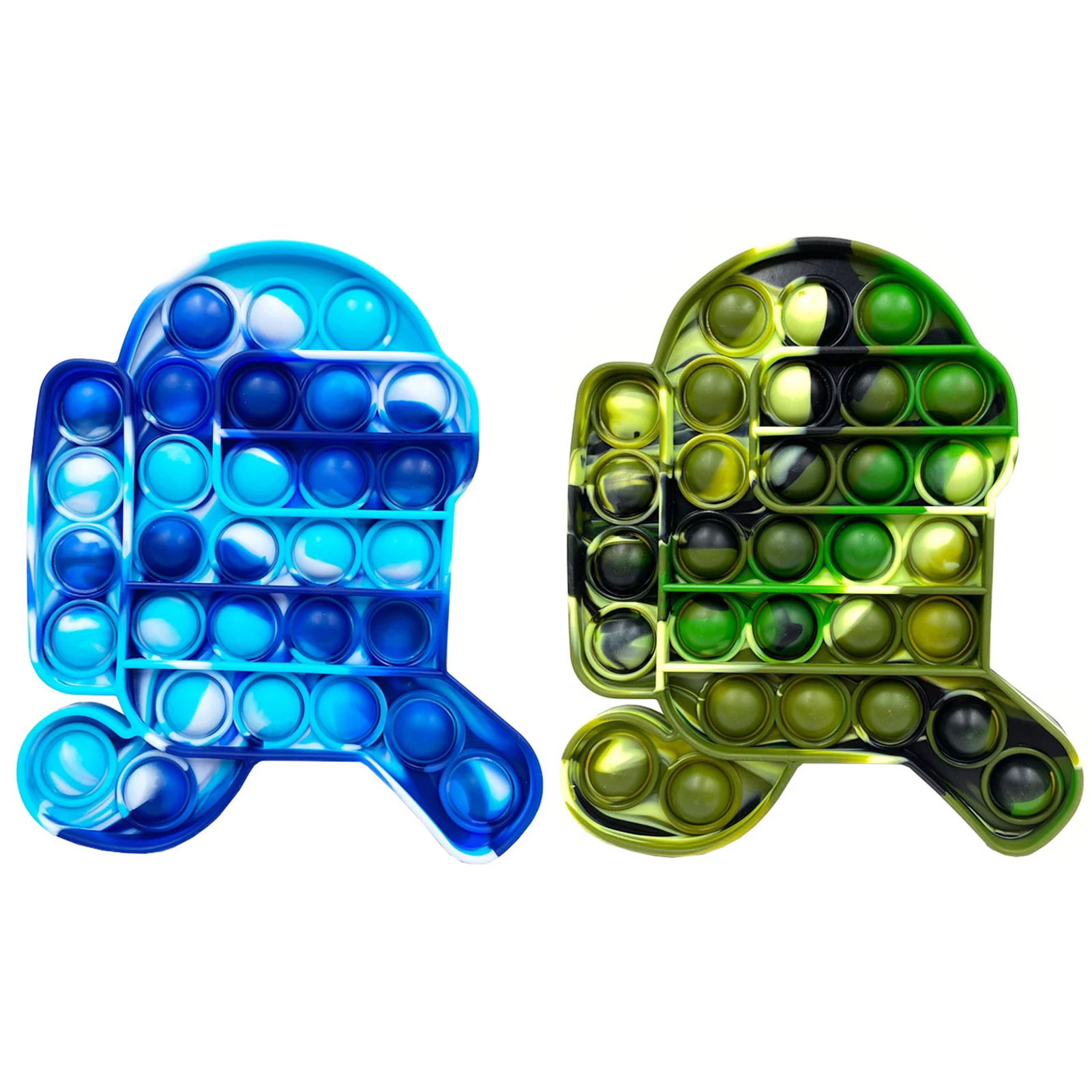 

Silicone Squeeze Stress Relief Sensory Toy Squeeze Bubble Calming Toys Colorful Sensory Toy Decompression Hand Toys For Kids