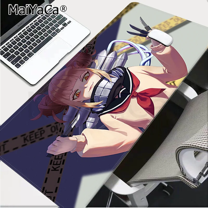 

MaiYaCa Personalized Cool Fashion Skin Himiko Toga Gaming Player desk laptop Rubber Mouse Mat Rubber PC Computer Gaming mousepad