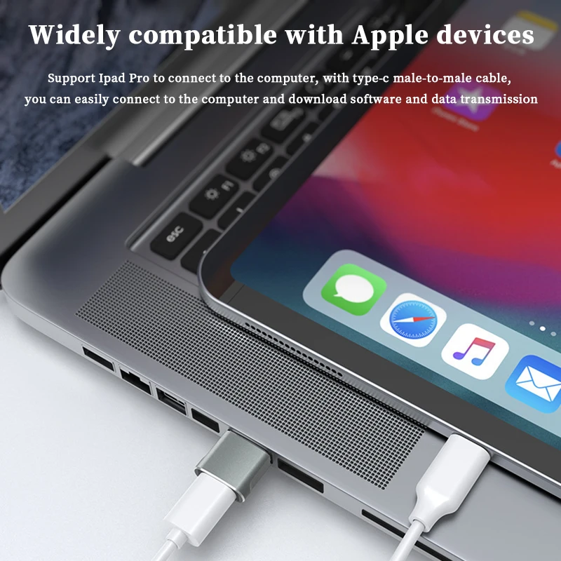Переходник OTG Usb Type C мама-Usb A папа для Iphone 13 12 Pro Max Airpods Ipad Samsung Note S21 зарядный кабель