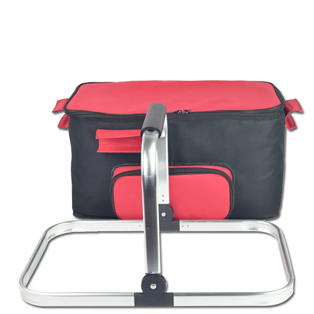 

refrigerator bag Camping tableware Camping bagwork food bag Picnic bagCamping Outdoor ice bag ice basket aluminum alloy portab