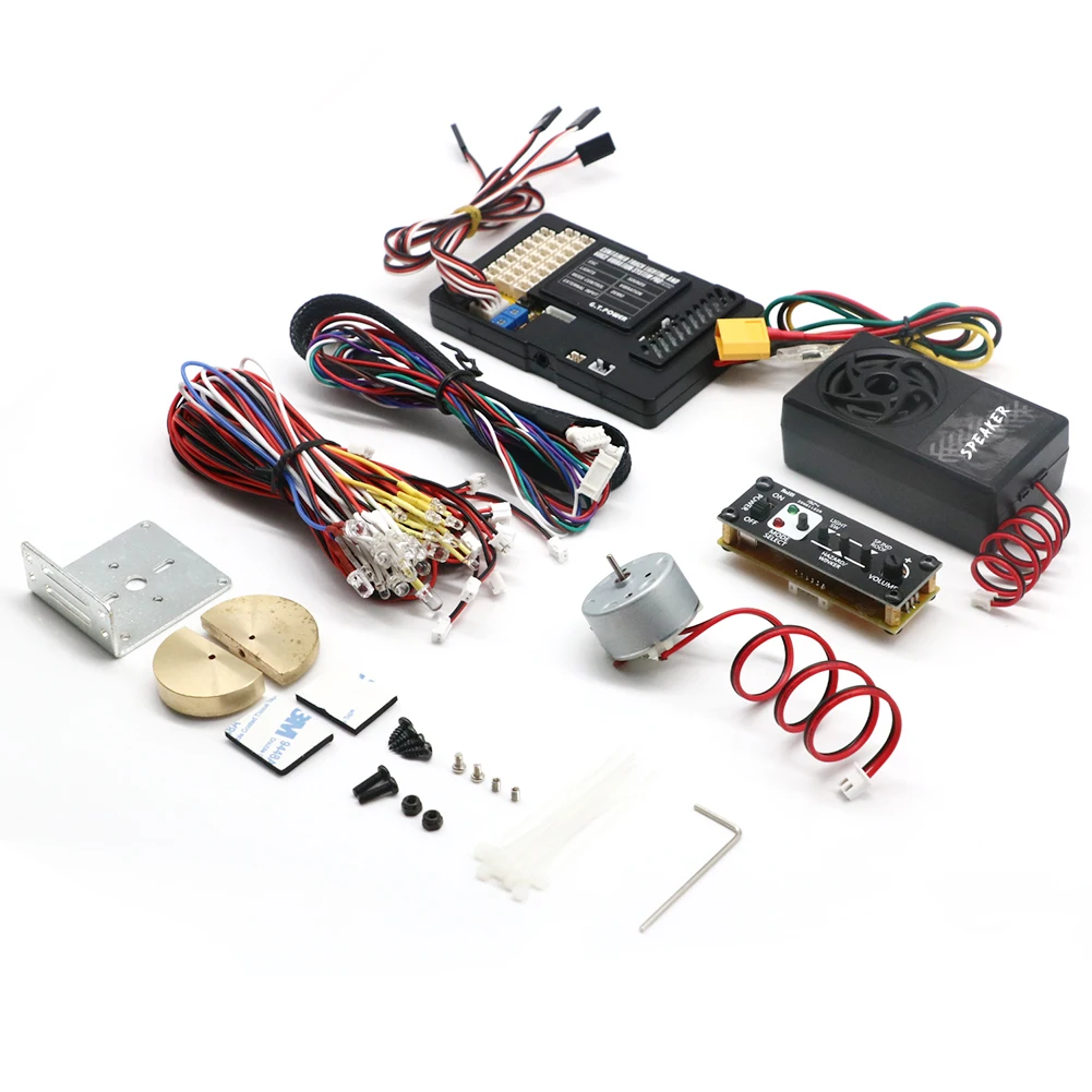 G.T.POWER световая и звуковая вибросистема для контейнерного грузовика Pro Tamiya RC4WD