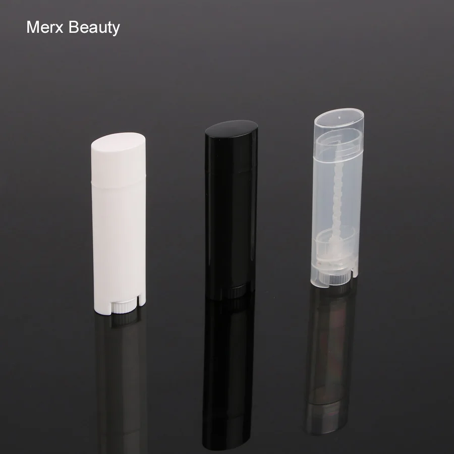 6 шт./лот овальной формы 4 5 г бальзам для губ. трубка упаковочная бутылка Contaienr