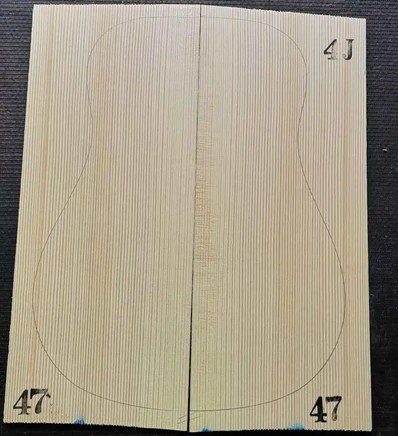 GERSP-4J47 4# класс Picea Abies Alps ель гитара из твердой древесины топ 41 дюймов DIY деревянная гитарная панель ручной работы материал для изготовления гитар 4,5*215*5 - Цвет: GERSP-4J47