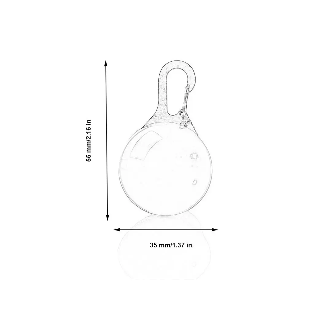 

Cute Dogs Glowing Collars Pet Dog Necklace Round Pendants Flashing Led Collar Luminous Accessories Trinkets For Pet