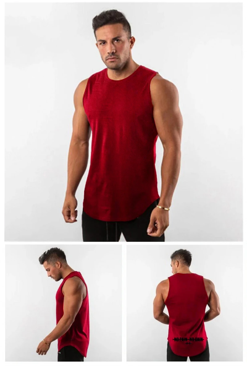 Брендовая сетчатая Спортивная одежда для занятий фитнесом летняя модная майка