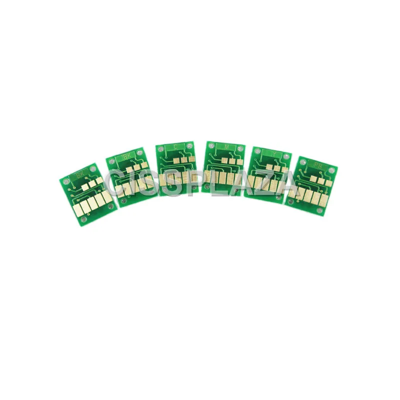 CISSPLAZA 6 цветов pgi280 PGI-280 281 чип совместимый для canon PIXMA TS8120 TS9120 TS8220 TS8320 чипы принтера |