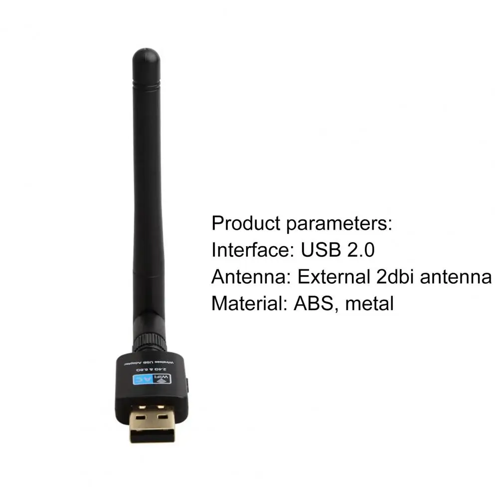

Usb WiFi Dongle 2,4/5,8 ABS Wi-Fi Windows XP/Vista/7/8/10