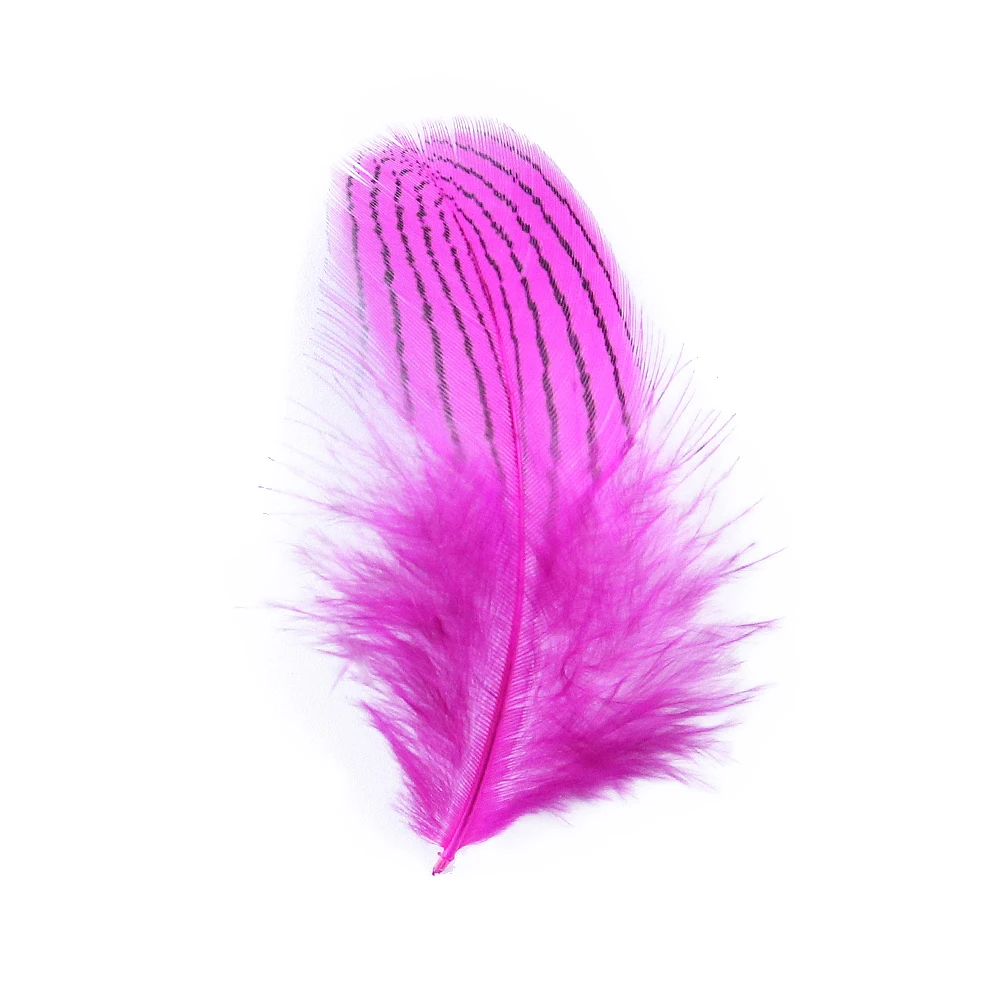 

30pcs/lot Rose Pearl Feathers 3-8CM Natural Spotted Chicken Feathers DIY Craft Jewelry Making Clothing Hat Accessories Plumes