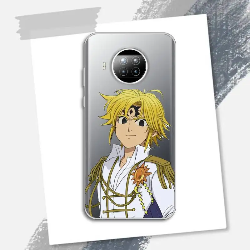 

Anime Seven Deadly Sins Phone Case Transparent for Xiaomi Redmi note 10 t 8 9 pro lite 11