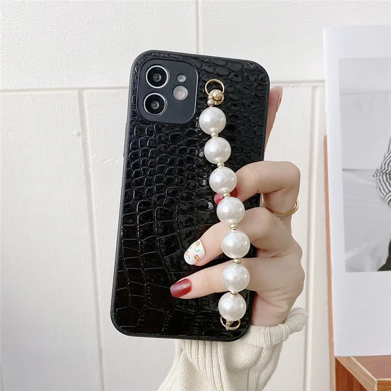 Роскошный кожаный чехол с крокодиловым узором для iPhone 12 Pro Max 11 XR XS X защитный