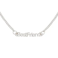 fashion best friends forever necklace letter best friend pendant bbf necklacespendants unisex party jewelry accessories gift