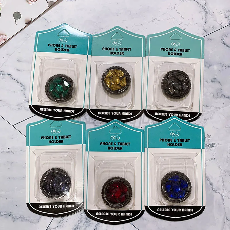 Оптовая продажа кольцо держатель для пальца с бриллиантами универсальный