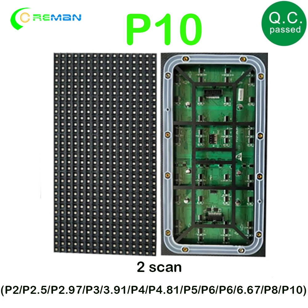 Уличная Светодиодная панель для телевизора p10 модуль высокой яркости smd 2 scan P10 rgb