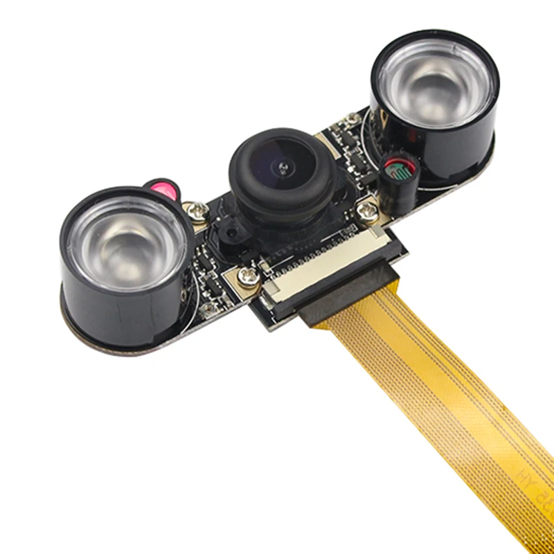 Raspberry Pi Zero Night Camera + 2Pcs IR LED 5MP Module For Wide Angle Fish Eye Webcam | Электроника