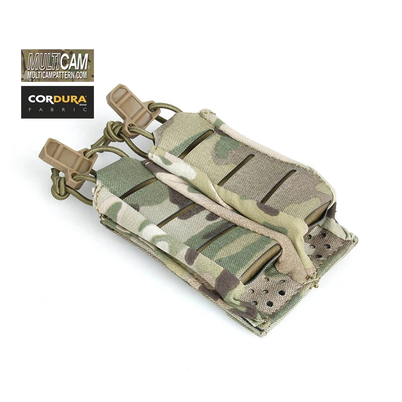 TMC 9 мм открытая верхняя двойная сумка для хранения пистолета магнитная Сумка Molle