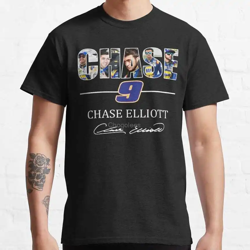 

Men t shirt Chase 9 Chase Elliott Signature Gifts For Fans For Men and Women Gift Christmas Day Women t-shirts