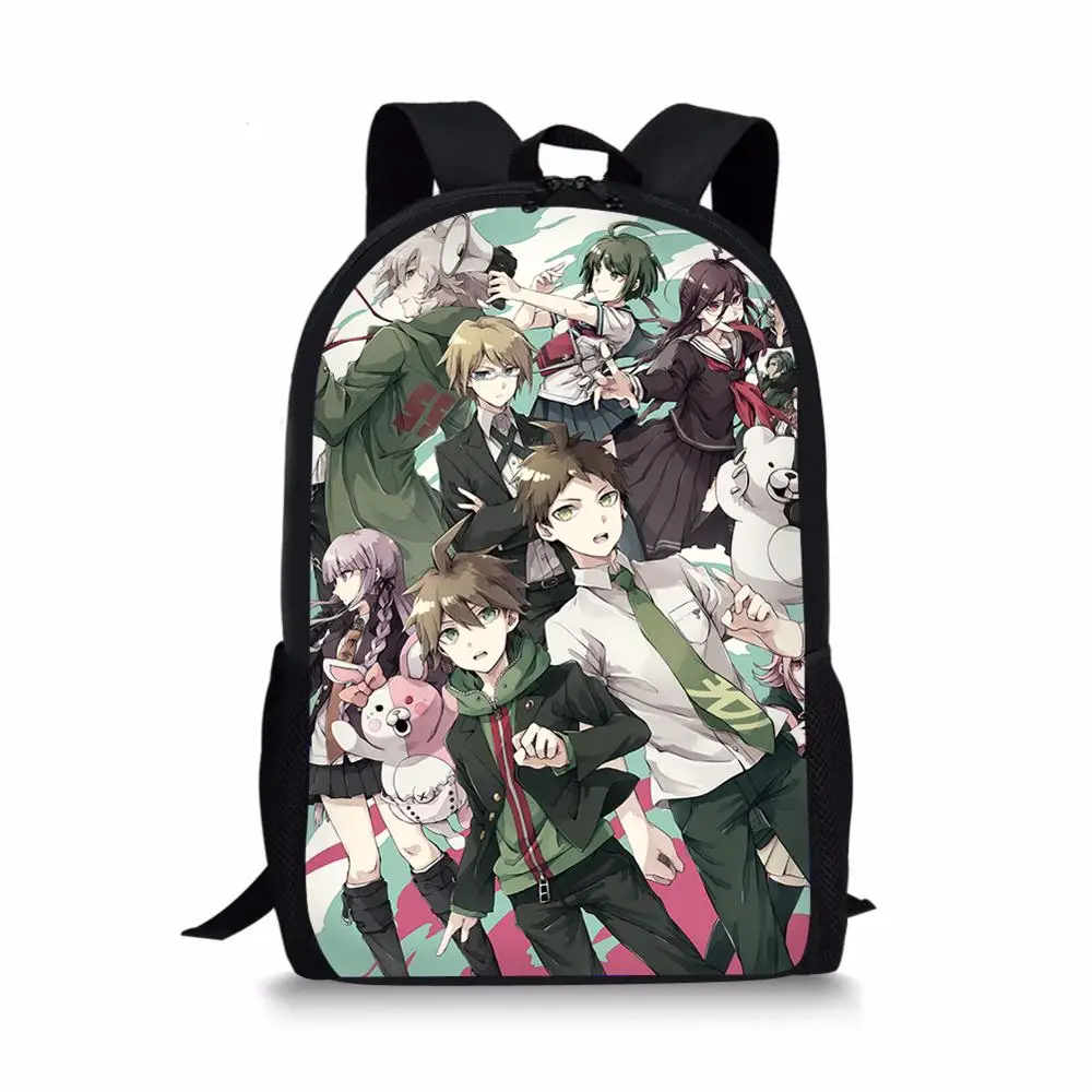 HaoYun Danganronpa Dangan Ronpa Monokuma Schoolbag Shoulder Backpack for Girl Boy School Bags for Teenagers