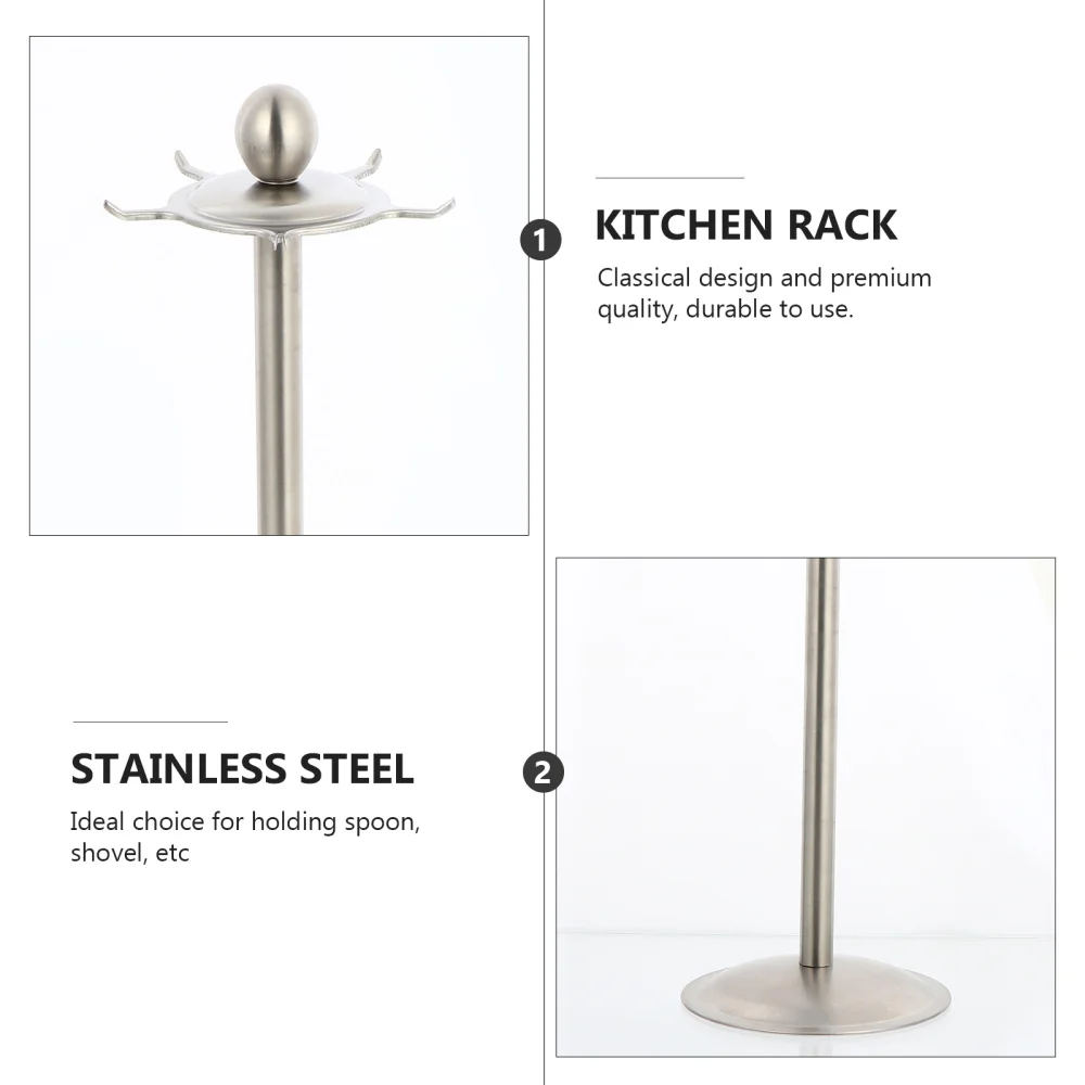 

1pc Spoon Hanging Rack Spatula Storage Rack Kitchen Cutlery Rack Kitchen Tool