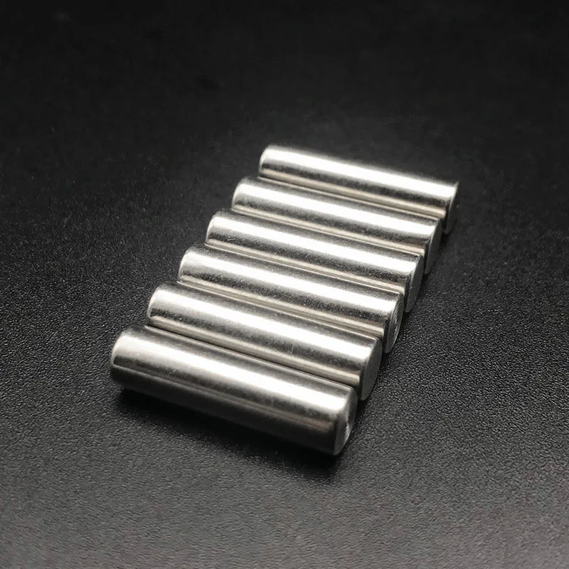 Steel x6pcs 6 Струны для электрогитары Humbucker Alnico 5 электрогитара звукосниматель Polepiece Slug Pole Slug/железо звукосниматель магнитные металлические болты/18 мм - Цвет: Steel x6pcs
