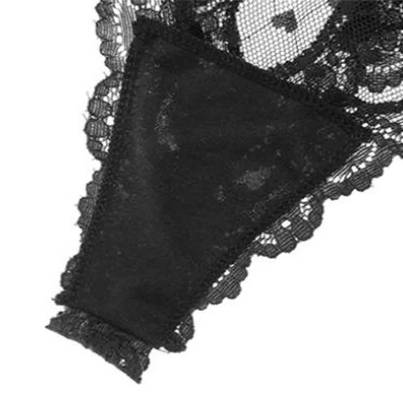 Женские трусы кружевные трусики с вышивкой в форме сердца сексуальные стринги