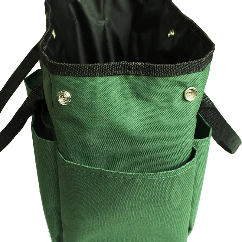

Multi-Pocket Garden Plant Tool Set Gardening Tools Organizer Tote Lawn Yard Bag Carrier,Green,1 Pcs