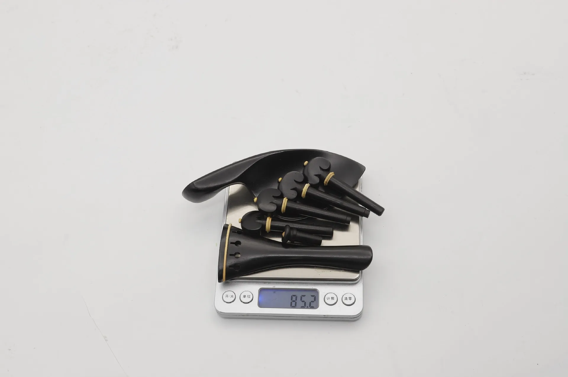 

Top Grade Violin 4 \ 4 Ebony Accessories ( 4 Pieces in a Set la xian ban Tuning Peg Cento Tail Nail) Musical Instrument Parts