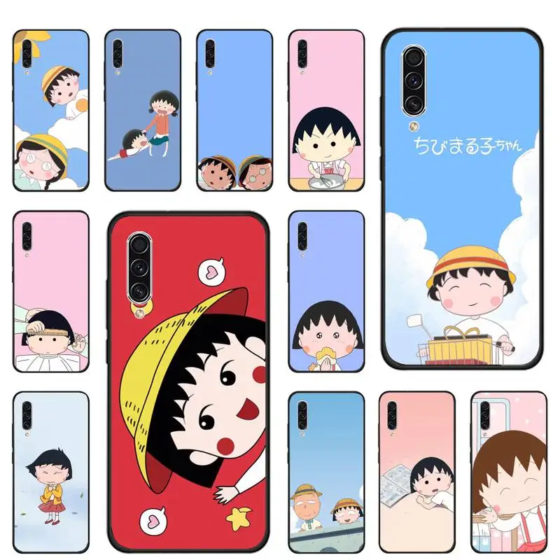 

Chi bi Maruko Sakura Momoko cute Phone Cases For Samsung galaxy S note 7 8 9 10 20 fe edge A 6 10 20 30 50 51 70 lite plus cover