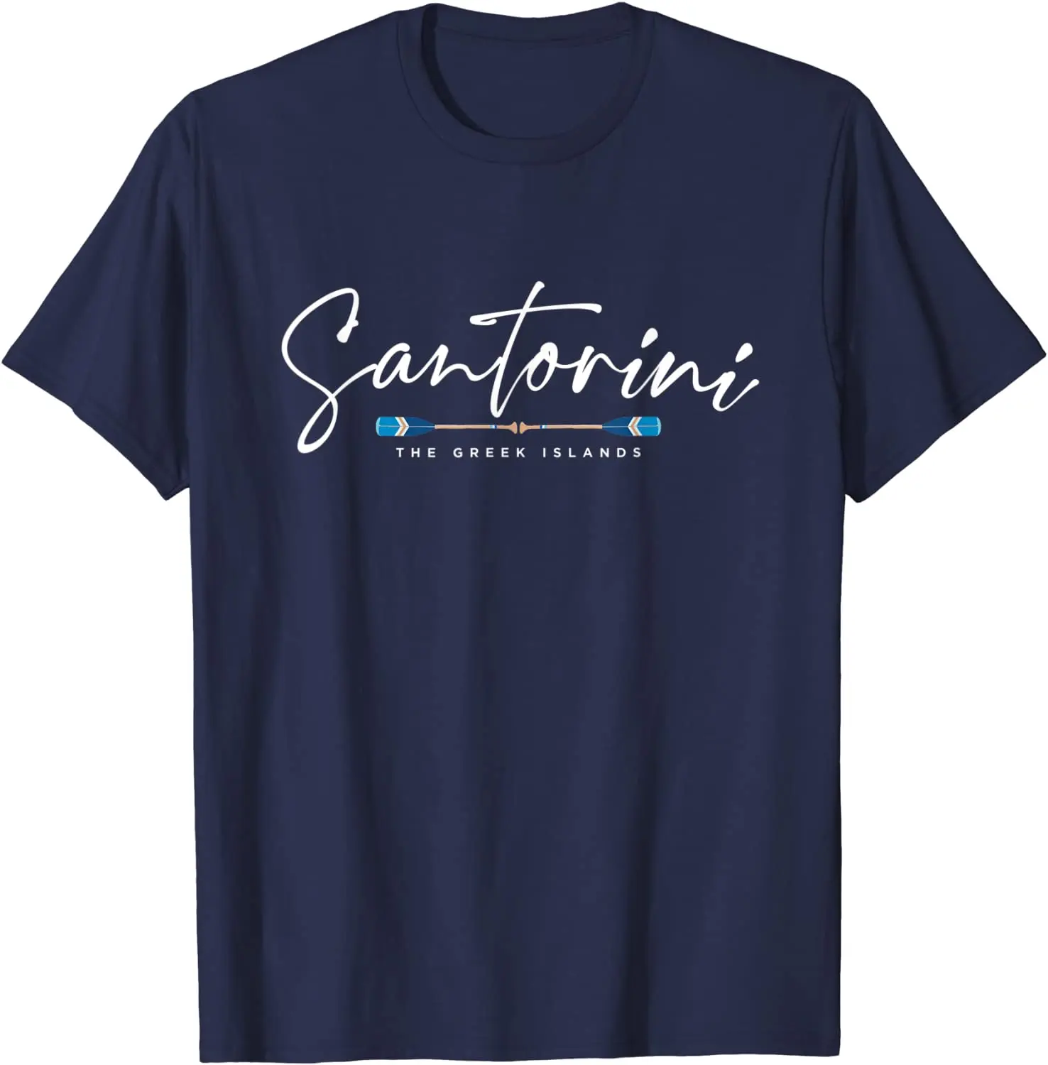 

Santorini Greece Beach Graphic T-Shirt