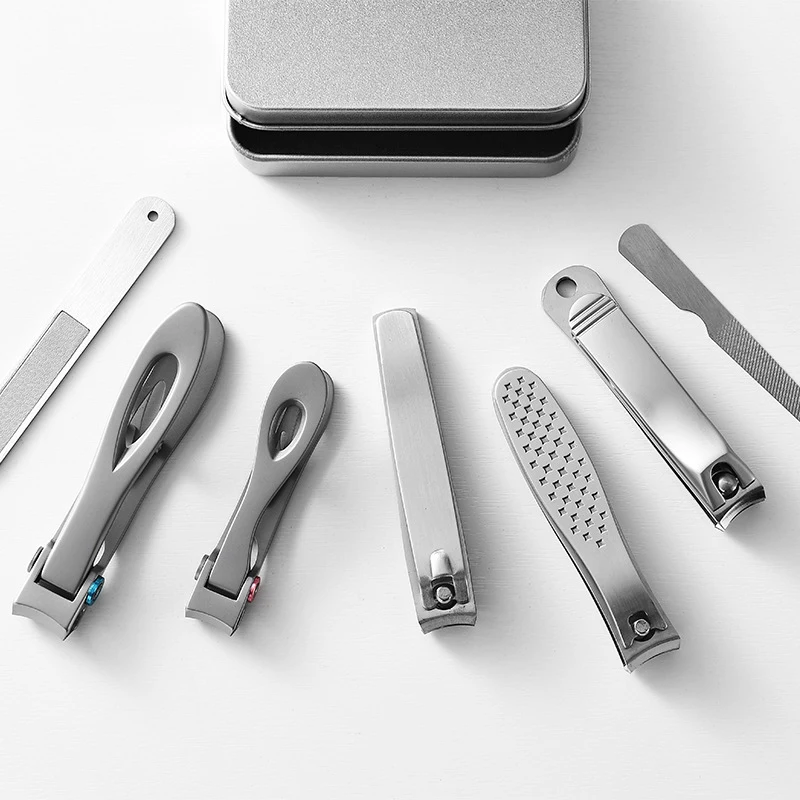 Nordmyra Многофункциональный комплект ножниц для ногтей из нержавеющей стали черный