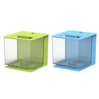 new betta fish tank aquarium fish tank easy to change the water acrylic plastic self cleaning small fish tank