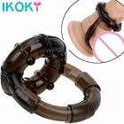 Эротические IKOKY кольцо для мужской мастурбации секс-игрушки для мужчин; Кольцо на Пенис задержки эякуляции
