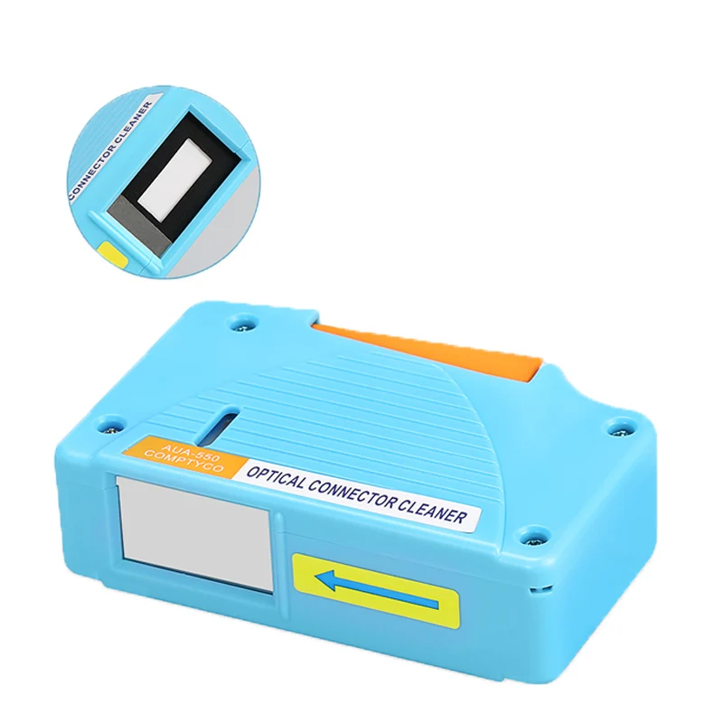 

Fiber Optic Cleaner Box for SC, FC, ST, LC, MU, E2000 Fiber Optic Conector Cleaning Cassette 500 times Cassette Cleaning box
