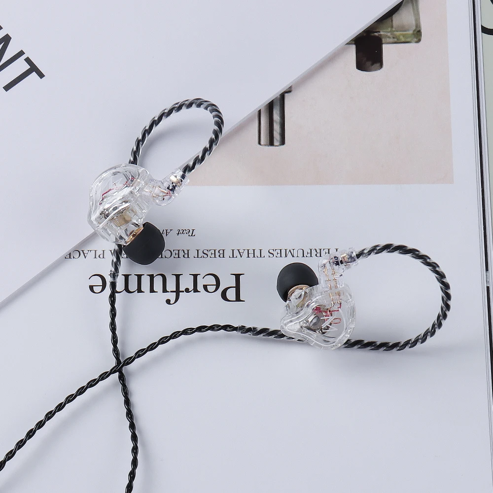 Наушники-вкладыши TRN MT1 Dynamic HIFI монитор с басом наушники-вкладыши Спортивная
