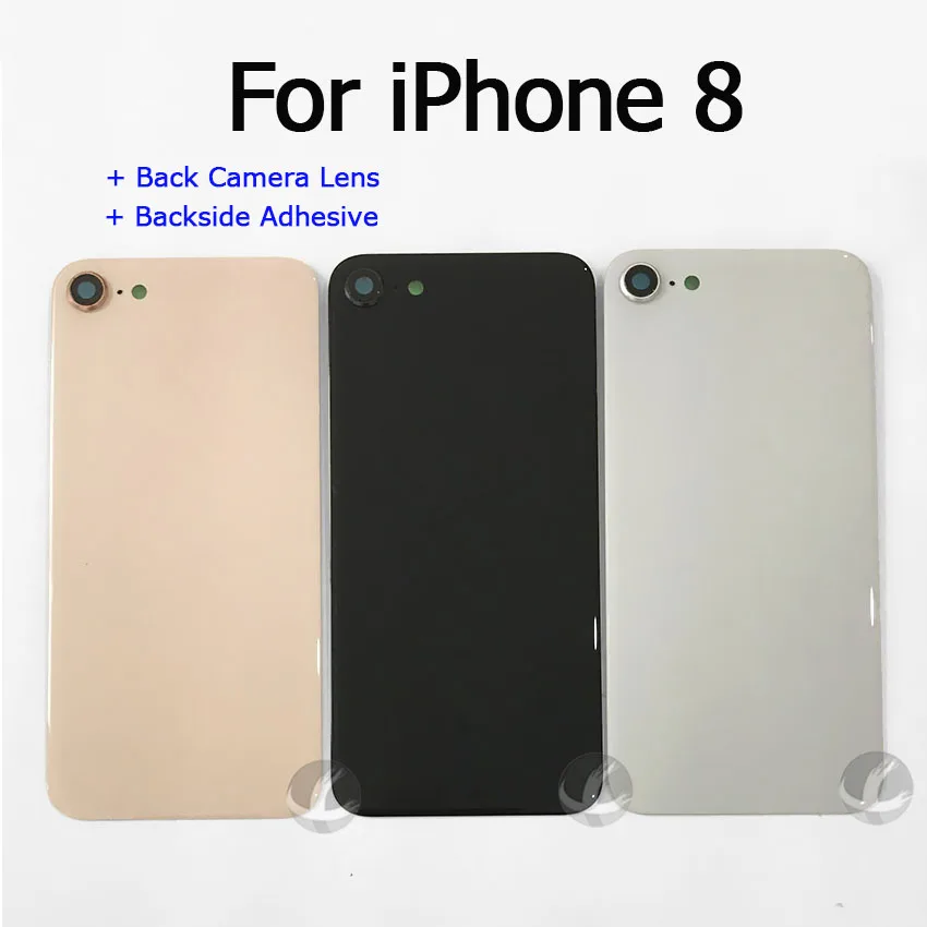 10 шт./лот задняя крышка с объективом камеры + клей для iphone 8 Plus P Задняя стеклянная