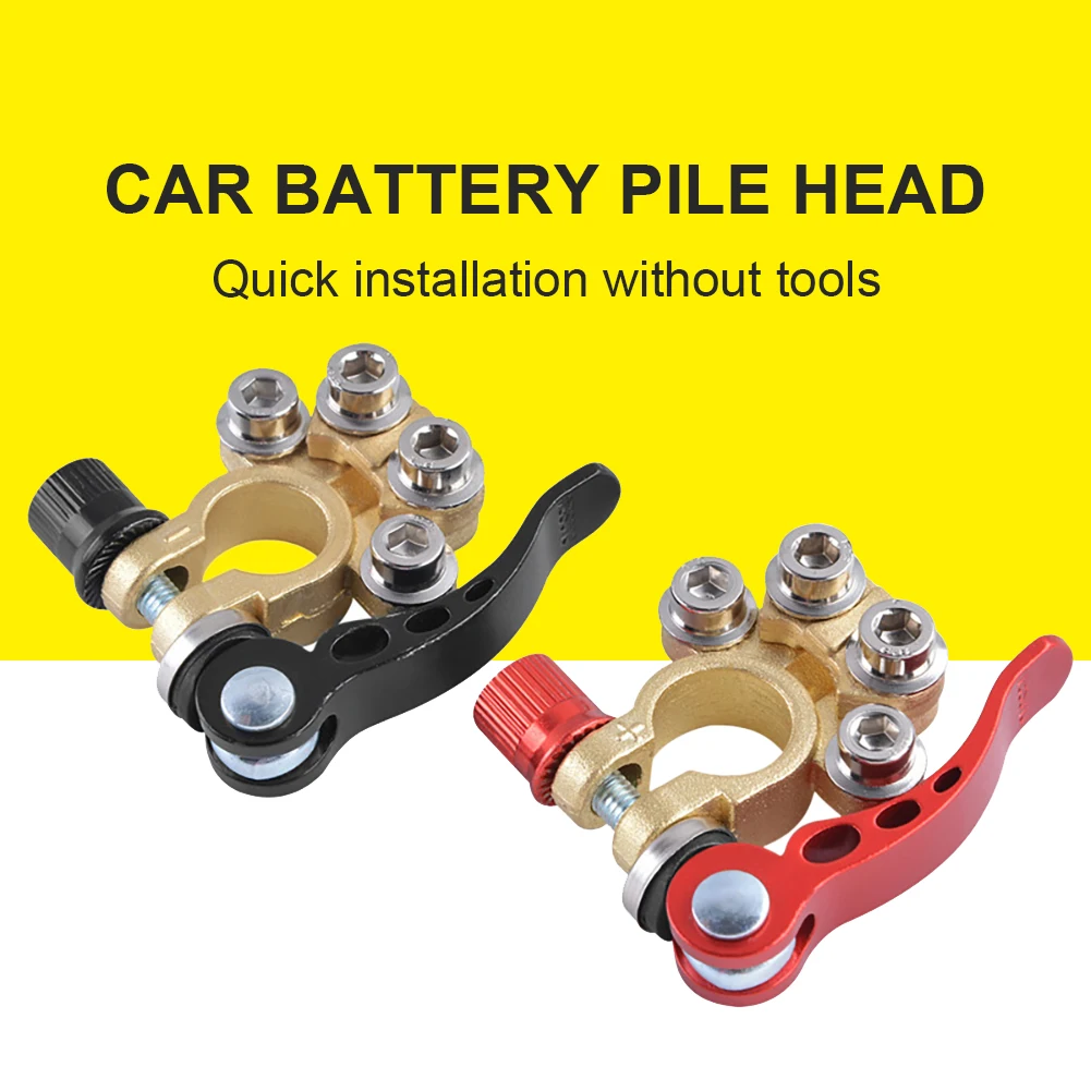 

Car Battery Bornes Main Cable Post Clamp Quick release battery pile head Auto Cables Connectors Battery Wiring clip