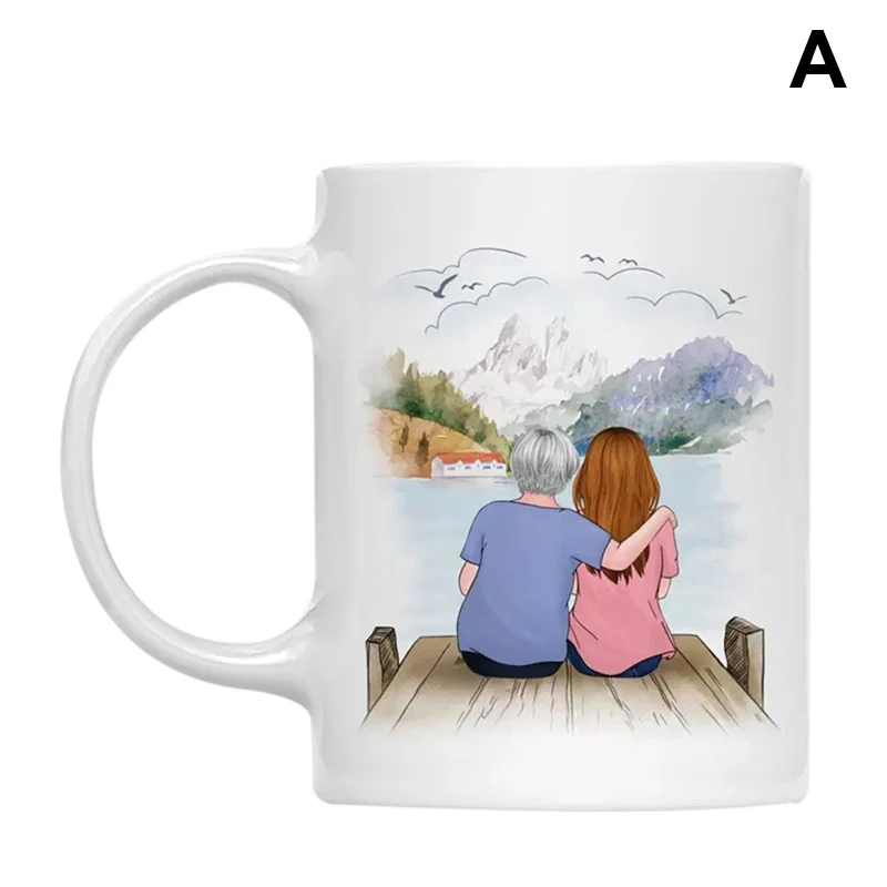 Одежда для мамы и дочери всегда связаны друг с другом кружка принтом букв Кофе