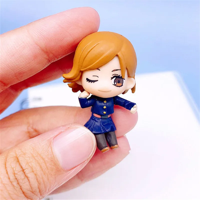 

4pcs/lot Anime Jujutsu Kaisen Figure Q Version PVC Action Figure Megumi Nobara Satoru Figure