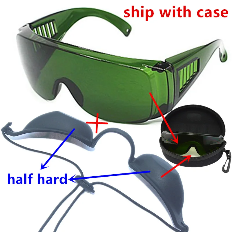 Защитные очки для кукол OPT / E светильник/IPL/Photon, защитные очки для кукол черного цвета, очки с красным лазером, 340-1250нм, широкое поглощение