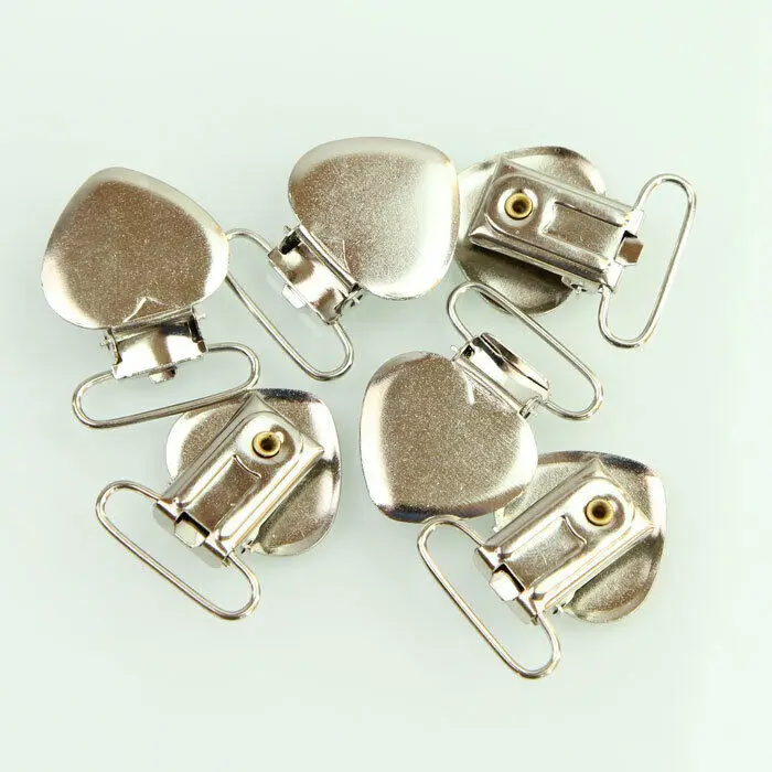 20 шт. в форме сердца соски подтяжки зажимы держатель ремесла металлические