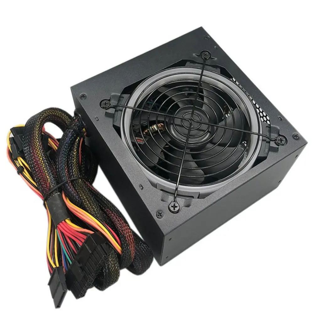 

RGB Mute Power Supply Supporting Game Graphics Cards With CPU Multithreading Performance Big air volume chassis mute cooling fan